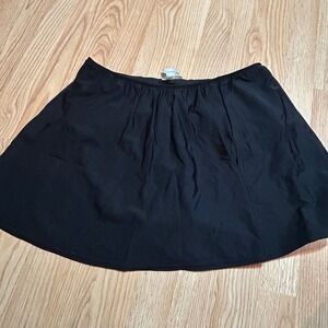 NWOT Shape FX Swim Skirt 20W Black Swimsuit Bottom with‎ Attached Briefs